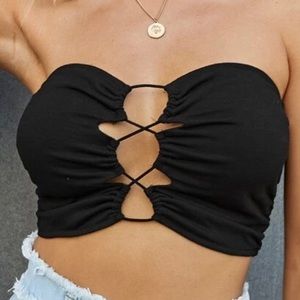 Black tube top